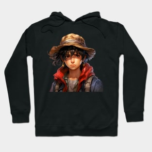 Reimagined Monkey D. Luffy from One Piece Hoodie